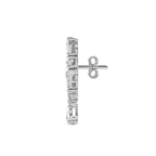 18kt White Gold Ocean Drop Earrings (7 Ct. Tw.) standing product image one