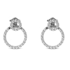 14ct White Gold Interconnected Earrings (1 1/2 Ct. Tw.) front image
