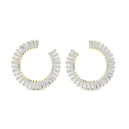 14kt Yellow Gold Opalescent Fashion Lab Diamond Stud Earrings (3 Ct. Tw.) front image