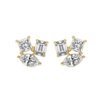 14kt Yellow Gold Trillium Fashion Lab Diamond Stud Earrings (2 Ct. Tw.) front image