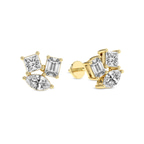 14kt Yellow Gold Trillium Fashion Lab Diamond Stud Earrings (2 Ct. Tw.) left