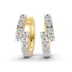 10kt Yellow Gold Vela Signature Round Lab Diamond Earring (3/8 Ct. Tw.) front image