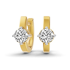9ct Yellow Gold Maia Classic Round Lab Diamond Earrings (7/8 Ct. Tw.) front image