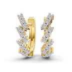10kt Yellow Gold Capella Round Lab Diamond Huggie Earrings (1/3 Ct. Tw.) front image