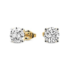 14kt Yellow Gold Rayne Diamond Stud Earrings (3 Ct. Tw.) left