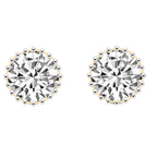 10kt Yellow Gold Caelia Diamond Stud Earrings (1 Ct. Tw.) front image