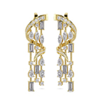 10kt Yellow Gold Chandelier Dangling Earrings (7 Ct. Tw.) front image