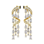 10kt Yellow Gold Chandelier Dangling Earrings (7 Ct. Tw.) right