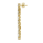 18kt Yellow Gold Waterfall Dangling Earrings (12 Ct. Tw.) left