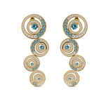 14ct Yellow Gold The Ripple Earrings (6 Ct. Tw.) front image
