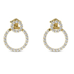 18kt Yellow Gold Interconnected Earrings (1 1/2 Ct. Tw.) front image