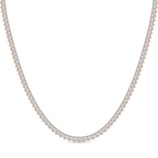 14kt Rose Gold Bailey Pear Lab Diamond Tennis Necklace (20 Ct. Tw.) front image
