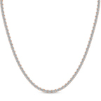 14kt Rose Gold Eden Oval Lab Diamond Tennis Necklace (10 Ct. Tw.) front image