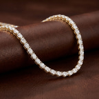 14kt Rose Gold Eden Oval Lab Diamond Tennis Necklace (10 Ct. Tw.) color product image one