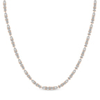 14kt Rose Gold Multi-Shape Lab Diamond Tennis Necklace (20 Ct. Tw.) front image