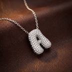 Platinum Lab Diamond Initial A Necklace (1 Ct. Tw.) color product image one