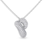 Platinum Lab Diamond Initial P Necklace (1 Ct. Tw.) left