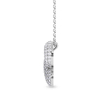 Platinum Lab Diamond Initial P Necklace (1 Ct. Tw.) right