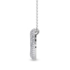Platinum Lab Diamond Initial S Necklace (1 Ct. Tw.) right