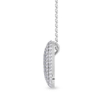 10kt White Gold Lab Diamond Initial Y Necklace (1 Ct. Tw.) right