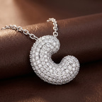 Platinum Lab Diamond Initial C Necklace (1 Ct. Tw.) color product image two