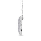 Platinum Lab Diamond Initial H Necklace (1 Ct. Tw.) right