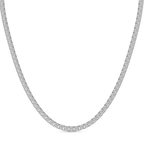 Platinum Naomi Round Lab Diamond Tennis Necklace (5 Ct. Tw.) front image