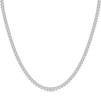 14kt White Gold Bailey Pear Lab Diamond Tennis Necklace (25 Ct. Tw.) front image