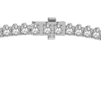 14kt White Gold Bailey Pear Lab Diamond Tennis Necklace (25 Ct. Tw.) side right image one
