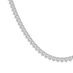 14kt White Gold Bailey Pear Lab Diamond Tennis Necklace (25 Ct. Tw.) standing product image one