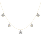 14kt Yellow Gold Elara Pear Lab Diamond Fashion Necklace (2 Ct. Tw.) front image
