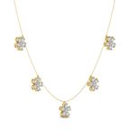 14kt Yellow Gold Elara Pear Lab Diamond Fashion Necklace (2 Ct. Tw.) left