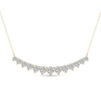 14kt Yellow Gold Veil of Venus Graduating Round Lab Diamond Fashion Necklace (1/2 Ct. Tw.) front image
