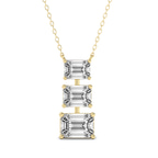 14ct Yellow Gold Harmony Emerald Lab Diamond Fashion Necklace (1/2 Ct. Tw.) front image