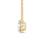 14kt Yellow Gold Lluvia Round Lab Diamond Solitaire Necklace (2 Ct. Tw.) standing product image one
