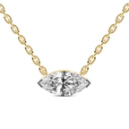 14kt Yellow Gold Christina Marquise Lab Diamond Solitaire Necklace (2 Ct. Tw.) front image