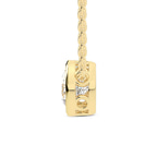 14kt Yellow Gold Agustina Round Bezel Lab Diamond Solitaire Necklace (1 1/2 Ct. Tw.) standing product image one