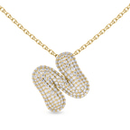 10kt Yellow Gold Lab Diamond Initial N Necklace (1 Ct. Tw.) front image