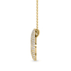 10kt Yellow Gold Lab Diamond Initial N Necklace (1 Ct. Tw.) right