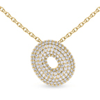 14kt Yellow Gold Lab Diamond Initial O Necklace (1 Ct. Tw.) front image