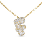 14kt Yellow Gold Lab Diamond Initial F Necklace (1 Ct. Tw.) front image