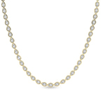 14kt Yellow Gold Infinity Pear Lab Diamond Tennis Necklace (50 Ct. Tw.) front image