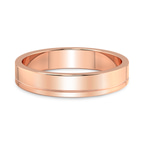 9ct Rose Gold Forever Men's Band front image