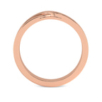 9ct Rose Gold Ardor X Men's Band right