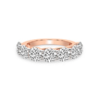 9ct Rose Gold Leandra Round Lab Diamond Anniversary Band (1 Ct. Tw.) front image