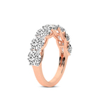 9ct Rose Gold Leandra Round Lab Diamond Anniversary Band (1 Ct. Tw.) left