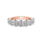 10kt Rose Gold Yolanda Oval Lab Diamond Anniversary Band (2 Ct. Tw.) front image