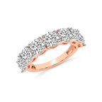 9ct Rose Gold Adela Round Lab Diamond Anniversary Band (3 Ct. Tw.) right