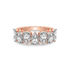 9ct Rose Gold Juana Pear Lab Diamond Anniversary Band (1 Ct. Tw.) front image