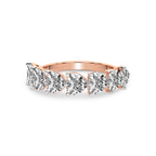 9ct Rose Gold Patricia Heart Lab Diamond Anniversary Band (4 Ct. Tw.) front image